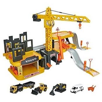 Set de Construcción con 5 Vehículos a Escala 1:64