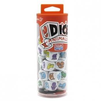 Juego de Dados DICE Animales - Juego Frenético y Adictivo para 2 a 5 Jugadores (Edad +6)