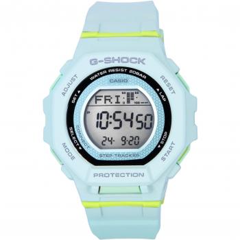Casio G-Shock G-Squad Women's Digital Smartphone Link Quartz Watch - Pale Green Bio-Based Resin, 200M Water Resistant