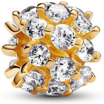 Charm Pandora Moments Bañado en Oro con diseño redondo brillante, referencia 763234C01
