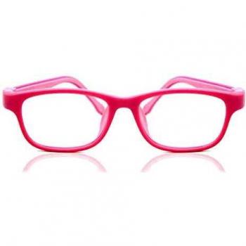 Cuadrado Montura completa Acetato Rosas Gafas Recetadas para Niños - Gafas Anti-Azules - SmartBuy para Niños