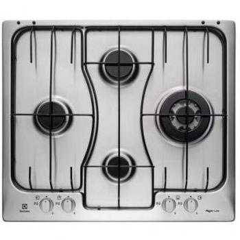 Electrolux RGG 6243 LOX Integrado Encimera de gas Acero inoxidable hobs - Placa