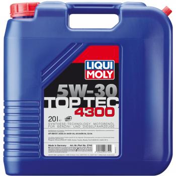 Aceite de motor LIQUI MOLY 3742 5W-30 sintético, adecuado para motores diésel y de gasolina, con alta protección contra el desgaste, excelente estabilidad térmica y resistencia a la oxidación