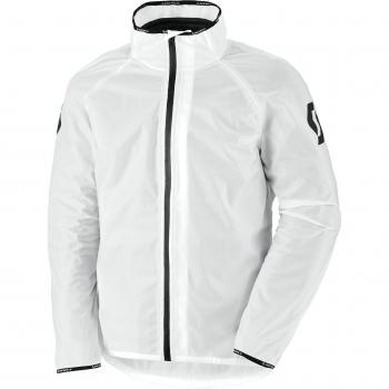Scott Chubasquero Ergonomic Light DP Blanco - Chaqueta de lluvia, diseño ergonómico, material ligero, impermeable, talla M
