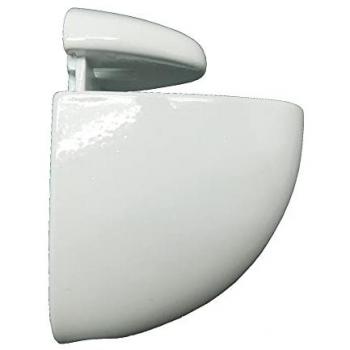 Soportes para estantes Micel SP08 Blanco Zamak 42 x 53 mm (2 Unidades)