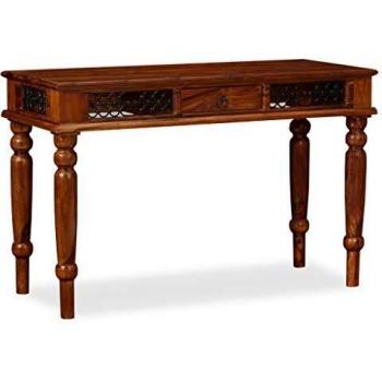 vidaXL Writing Table Solid Sheesham Wood 120x50x76 cm