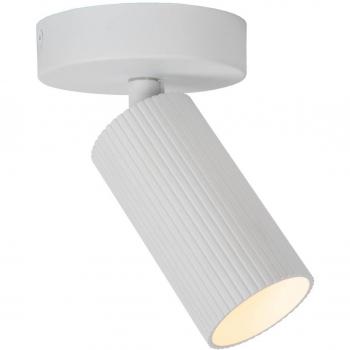 Foco de Techo Lucide Clubs, 1 Luz GU10, Blanco