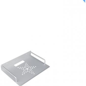 Soporte de Pared Universal para Proyector y Altavoces, Bandeja de Aluminio 11.2x8 para TV y Router