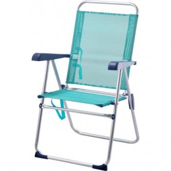 Silla de Playa Plegable y Reclinable de 5 Posiciones