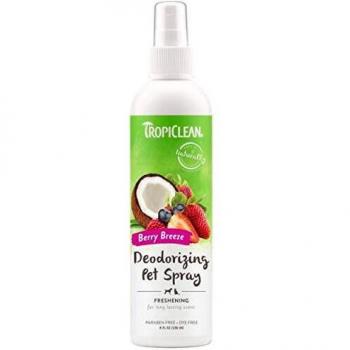 Tropiclean Spray Desodorante para Mascotas Berry Breeze 236 ml - Aroma a Frutas del Bosque