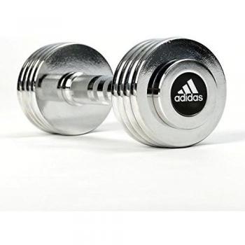 adidas ADWT-10026 - Set de mancuernas ajustables, color negro, 5Kg