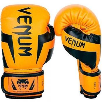 Venum Elite - Guantes de Boxeo Unisex para niño, neón y Naranja, FR: M