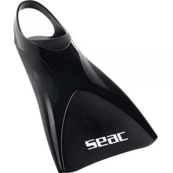 Seac Aletas ATOM - Aletas de entrenamiento para natación, color negro, talla 35-38