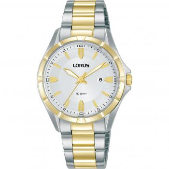 Reloj Lorus RJ252BX9 para mujer, cuarzo analógico, 32mm, acero inoxidable bicolor, resistente al agua 10ATM