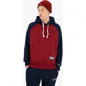 Champion College Style Logo Hoodie for Men, Red, Size XS