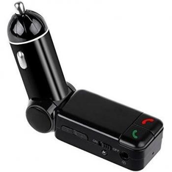 ONEVER LCD Display Wireless FM Transmitter Bluetooth Car Charger MP3 Player Kit Hand Free with Calling Music Control In-car Bluetooth Receiver and USB Charger for iPhone 6 6 Plus 5 5S 5C, Samsung Galaxy S6 S5 S4 S3, Note 3 2, HTC, LG ,Sony & More Smartpho