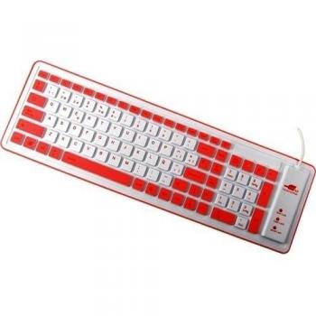 Mooster PCS71701MK53OR - Teclado Flexible, USB, Color Naranja