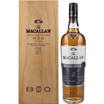 The Macallan Fine Oak 21 Years Aged Highland Single Malt Scotch Whisky, 70 cl