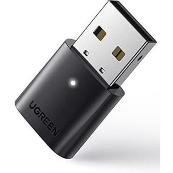 UGREEN USB Bluetooth 5.0, Adaptador Bluetooth para PC Portátil Windows 10 8.1 7, A2DP Dongle Bluetooth Compatible con Mandos de PS5 PS4,X BOX ONE S, Bluetooth Auriculares Teclado Ratón Altavoces,Móvil