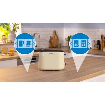 Tostadora Bosch TAT2M127 Beige 2 Rebanadas 950W