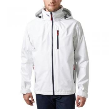 Helly Hansen Men's Crew Hooded Jacket 2.0 White XL