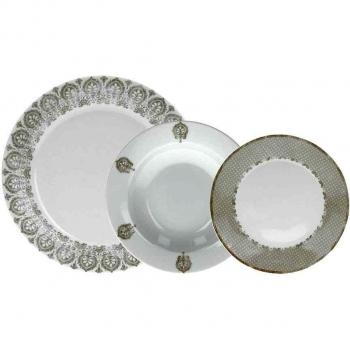 Vajilla porcelana 18 pz. Olimpia Vintage