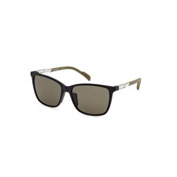 Adidas Sporty Sunglasses SP0059 Matte Black with Green Lenses 58mm Unisex