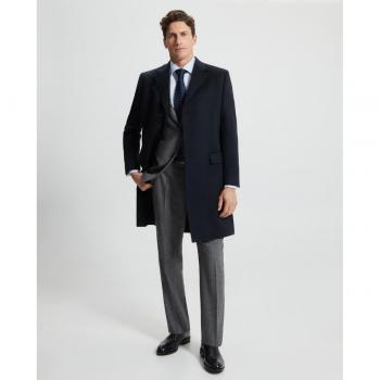 Abrigo 100% cashmere de hombre Emidio Tucci con dos bolsillos