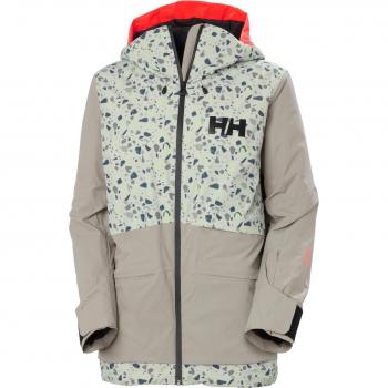 Helly Hansen Women's Powchaser 2.0 PrimaLoft Ski Jacket - Light Grey - Size S