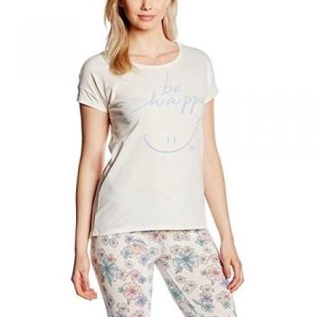 Short Stories T-Shirt-Top de pijama Mujer    Beige