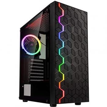 Kolink Inspire K8 - Carcasa de ordenador Midi Tower con cristal templado en color negro