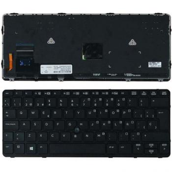 Teclado retroiluminado para portátil HP Elitebook 820 G1