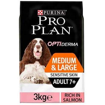 Purina Pro Plan Medium & Large Adult 7+ Sensitive Skin Dog Food - 3kg