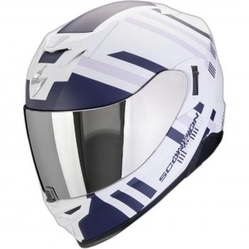 Casco EXO 520 EVO AIR BANSHEE Matt White-Blue-Purple