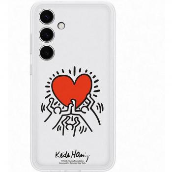 Funda Flipsuit Keith Haring blanca para Samsung Galaxy S24+