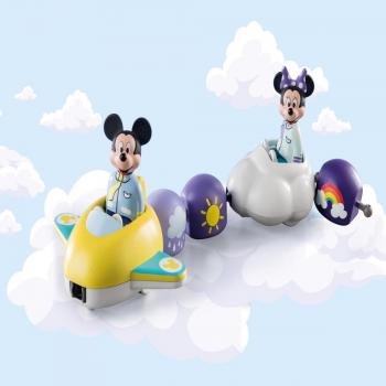 Playmobil 1.2.3 Disney Mickey y Minnie Tren Nube, Ref. 71320