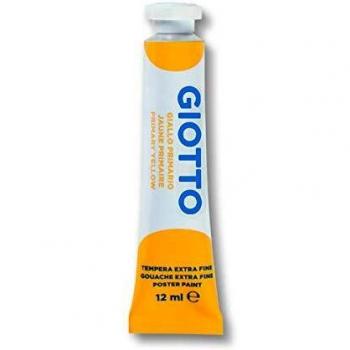 Pack de 6 tubos de Tempera Giotto 12 ml Amarillo BA