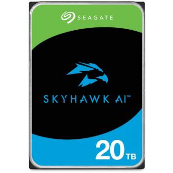 Disco Duro Interno Seagate SkyHawk AI 12TB - SATA III 3.5 7200 RPM con Caché de 512MB y Recuperación de Datos por 3 Años