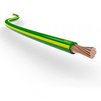 Cable eléctrico automovìl 0.35 mm² Cable unipolar flexible longitud 5m o 10m selección: 5m 0.35 mm² hilo de cobre, verde-amarillo