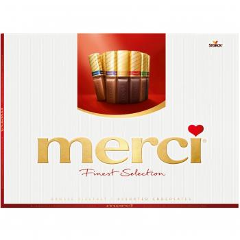 Merci Selección Fina 675 g - Variedad de Chocolates con Leche y Oscuros, Entrega Rápida