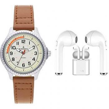 Radiant Ra501602 - Reloj analógico para mujer de color marrón