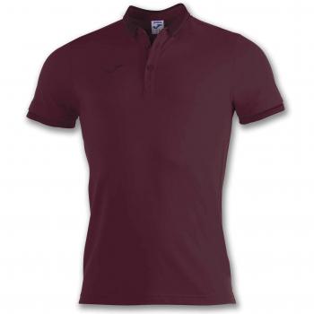 Joma Bali II Short Sleeve Polo Shirt Bordeaux XXL