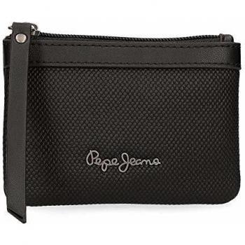Pepe Jeans 7748061, Monedero Daphne, 13 cm, Negro