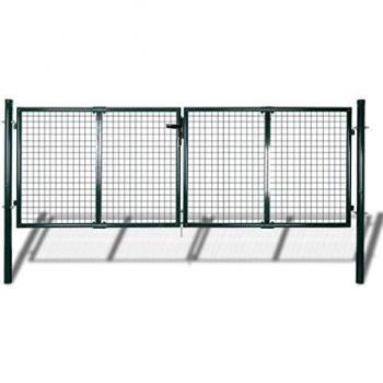 Garden Gate Mesh Fence Door 300 x 75 cm / 315 x 125 cm