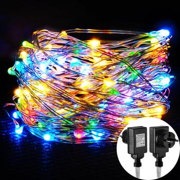 Cadena de Luces LED,MORECOO 33ft/10M Cadena Led de Luces, Impermeable Luces de la secuencia ,Perfecto Regalo para decoración de Hogar, Juego,Boda,Navidad y Otras Fiestas etc.