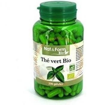 Nat&Form Bio Té Verde 200 Cápsulas