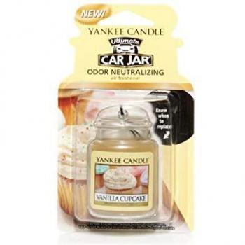 Yankee Candle Ultimate Car Jar Vanilla Cupcake Air Freshener