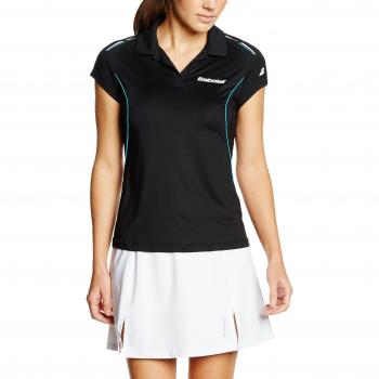 Babolat Polo Match Core Torso-Ropa para Mujer, Todo el año, Unisex, Color Negro - Negro, tamaño XS