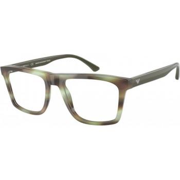 Emporio Armani EA3185 Col. 5902 Eyewear - Square Green Frame, Male, Size: 52 MM