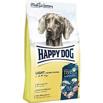 Happy Dog Pienso Light Calorie Control Para Perros 4 Kg - Comida para perros, pienso bajo en calorías, fórmula control de peso, adecuado para perros adultos con sobrepeso o tendencia a aumentar de peso, envase de 4
